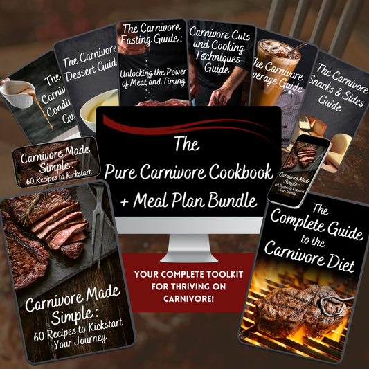 The Pure Carnivore Cookbook + Meal Plan Bundle